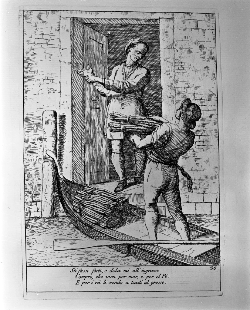 Gaetano Zompini - 145, venditore di legna in fastelli, Gallerie dell'Accademia, Venezia, attribuito